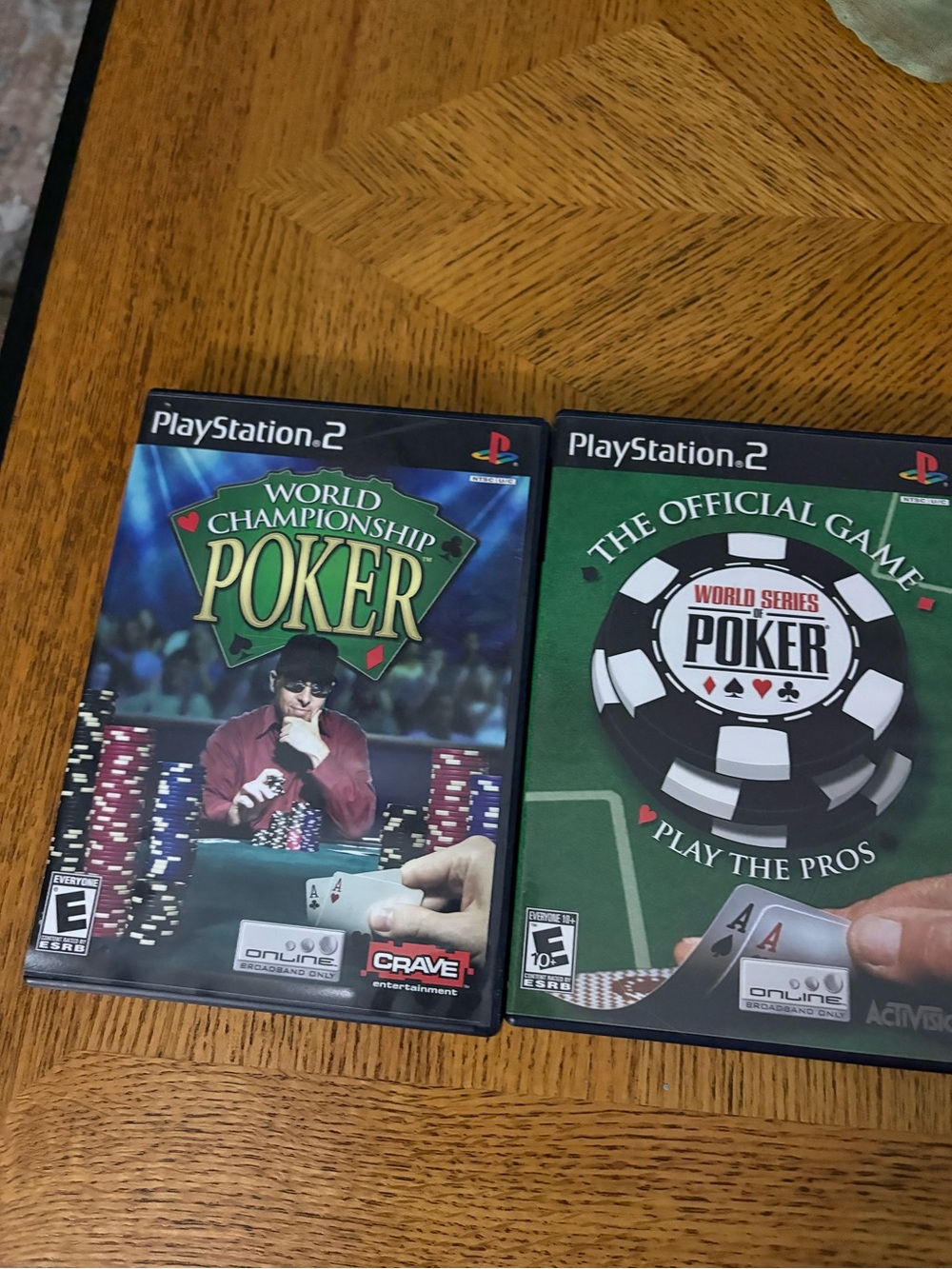 World Championship Poker and Official Game Play the Pros Sony PlayStation 2